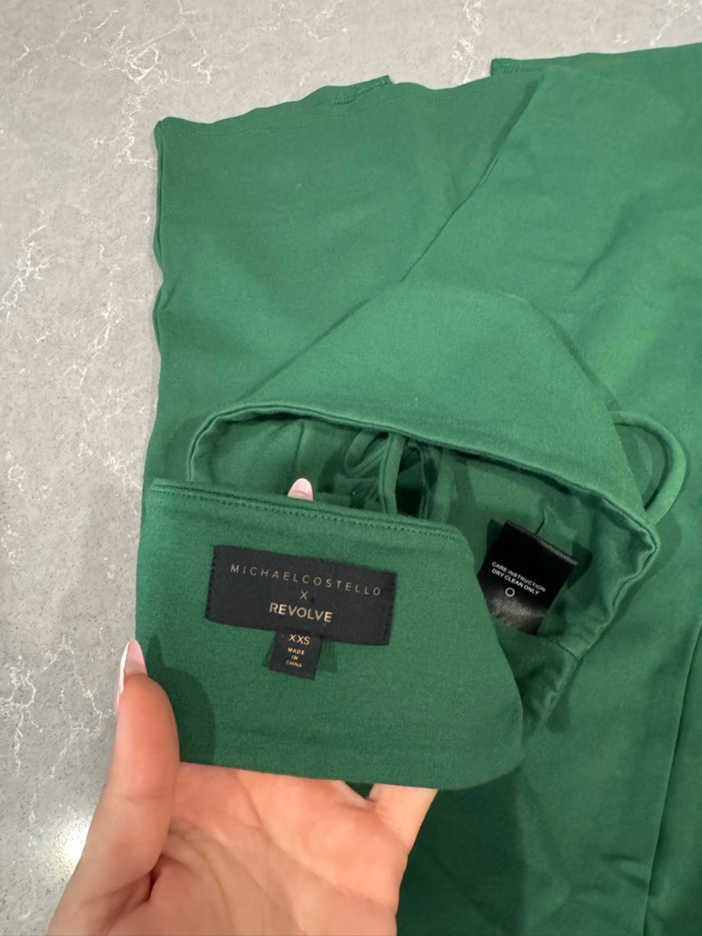 Michael Costello Emerald Green High-Waist Pencil Midi Skirt + top - Picture 4 of 5